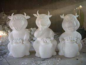 泡沫雕塑半成品